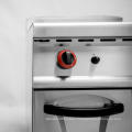 Commercial Restaurant  Kitchen Cooking Equipment Gas Lava Rock Grill With Cabinet